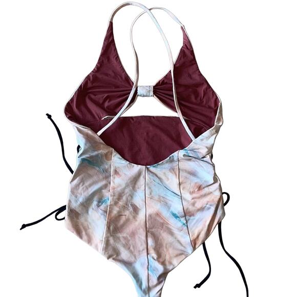 Marysia Swim cutout marble one piece - Picture 2 of 5